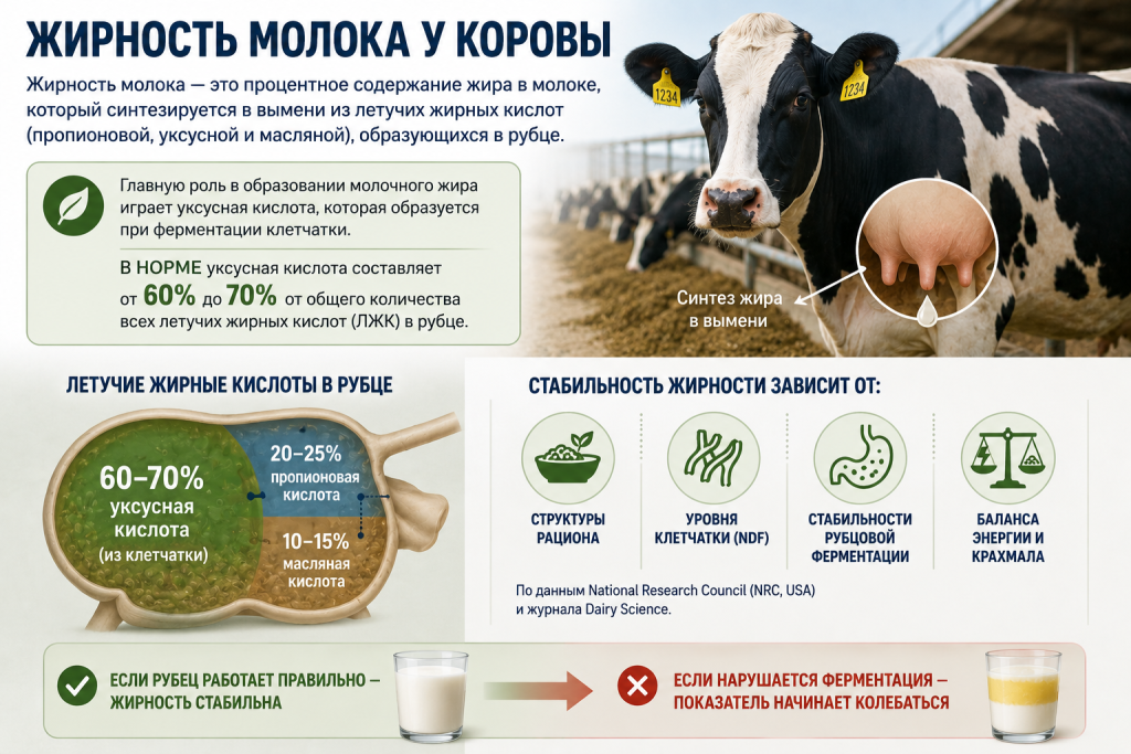 Что такое жирность молока у коров и как она формируется.png