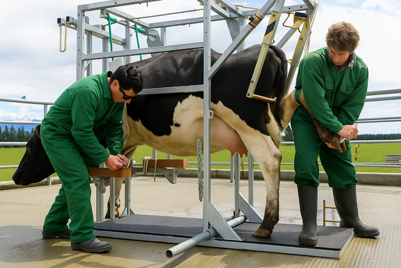 Уход за копытами крупного рогатого скота: анатомия, болезни и профилактика.